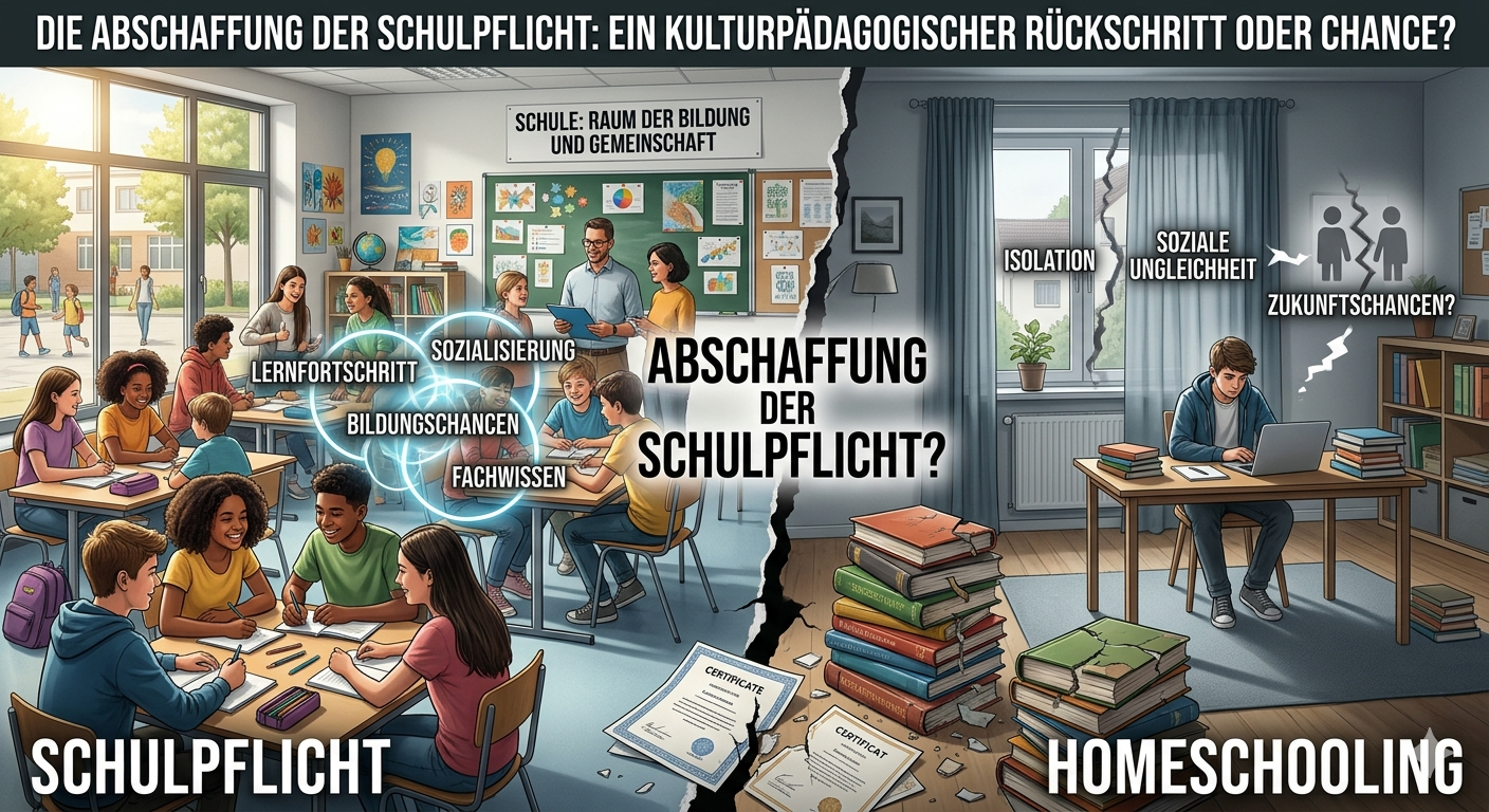 Warum die Abschaffung der Schulpflicht  nicht förderlich ist?